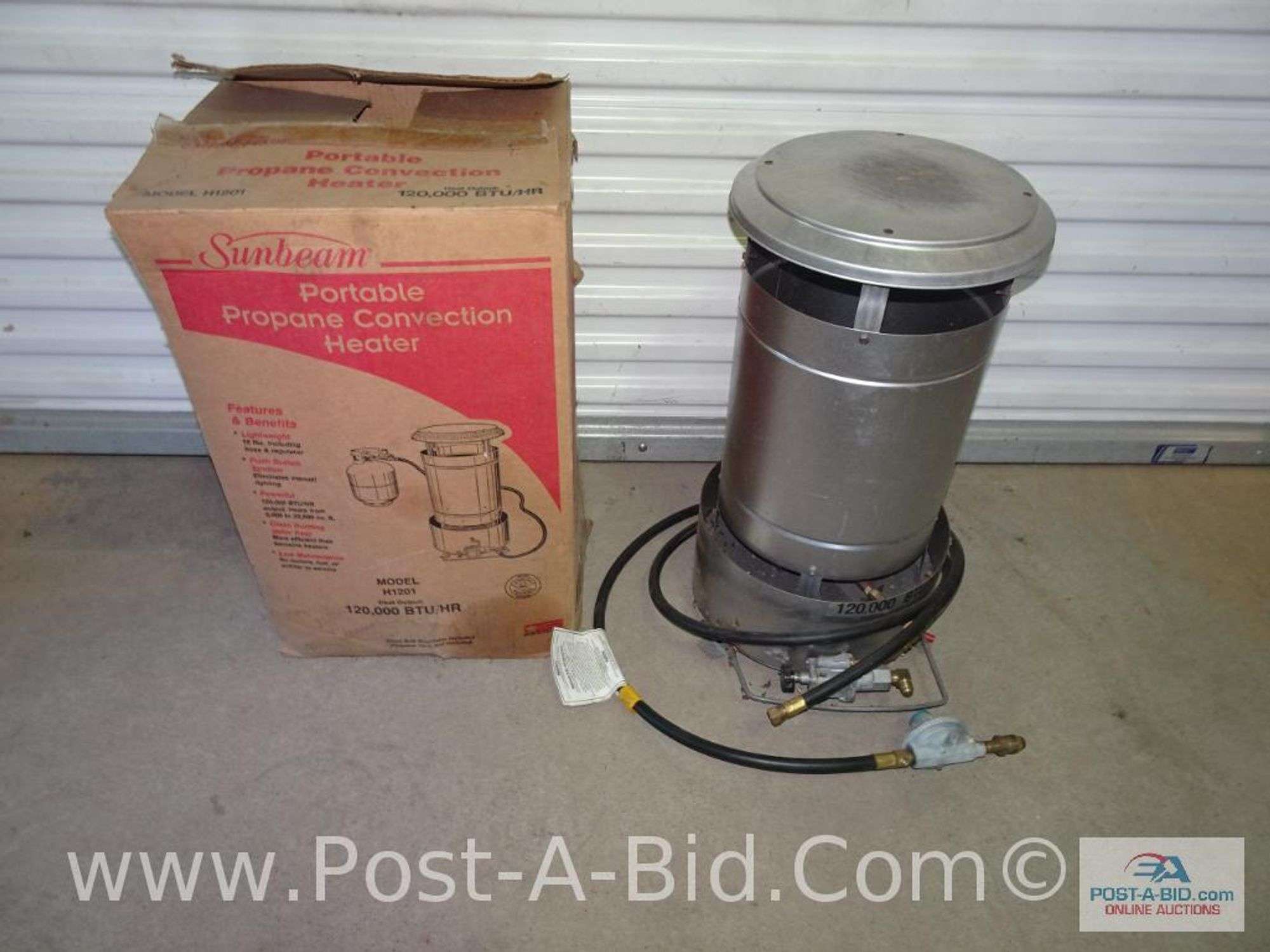 Sunbeam Portable Hea - Elsenpeter Auctions u0026 Real Estate, Inc. dba  Post-A-Bid.Com