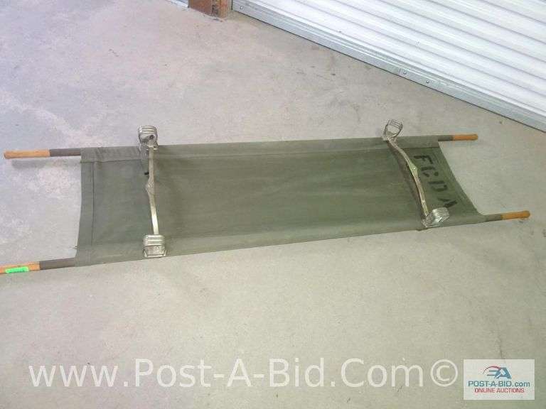 Army Stretcher, Owne - Elsenpeter Auctions & Real Estate, Inc. dba Post ...