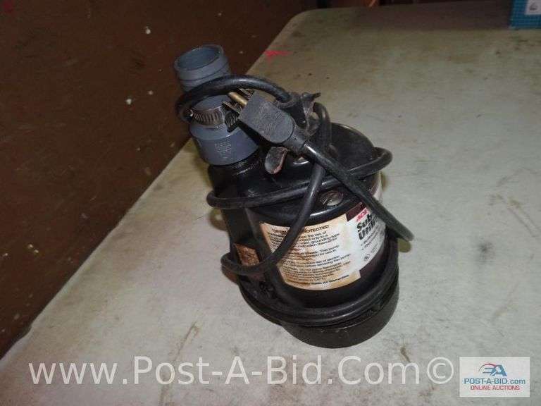 Ace Submersible Utility Pump. Elsenpeter Auctions & Real Estate, Inc