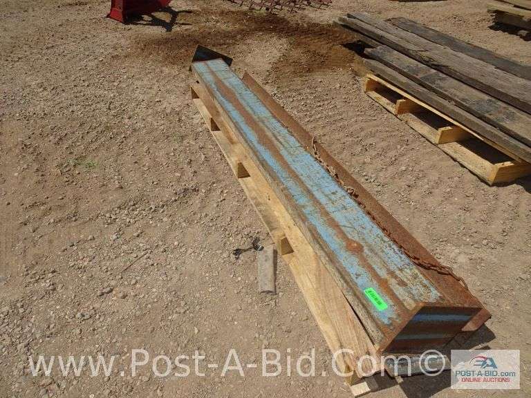 Steel I Beam Drag with Ch Elsenpeter Auctions & Real Estate, Inc. dba