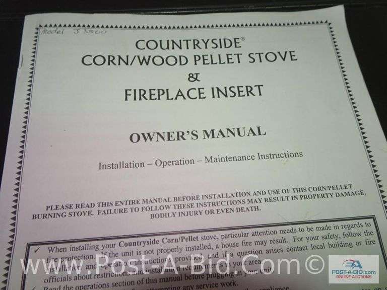 Country Side Wood/ Corn Pellet - Elsenpeter Auctions u0026 Real Estate, Inc.  dba Post-A-Bid.Com