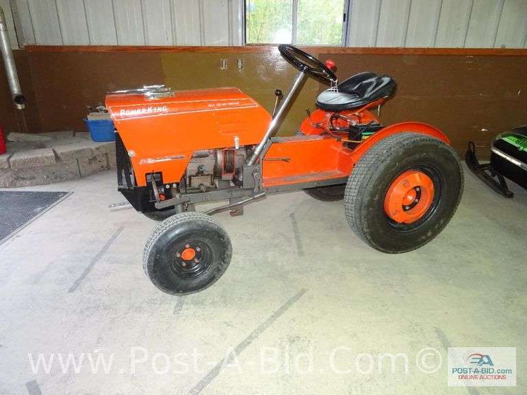 Power King Tractor With 14HP G Elsenpeter Auctions & Real Estate, Inc
