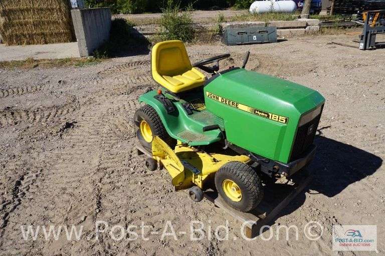 John Deere 185 Hydro With 42" Elsenpeter Auctions & Real Estate, Inc
