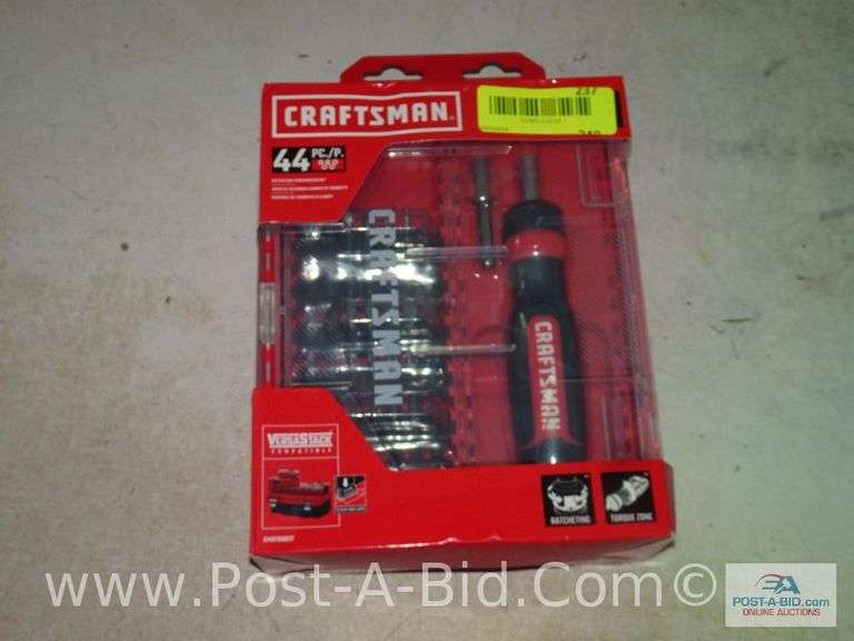Craftsman 44 Piece Ratche Elsenpeter Auctions & Real Estate, Inc. dba