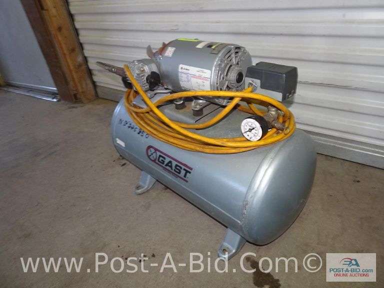 Gast Air Compressor, 1/3 Elsenpeter Auctions & Real Estate, Inc. dba