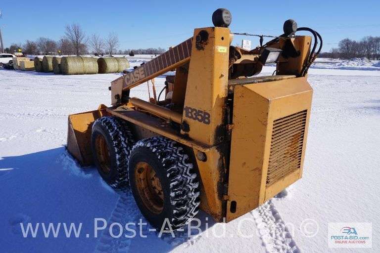 Case 1835B, Skid Loader, - Elsenpeter Auctions & Real Estate, Inc. dba ...