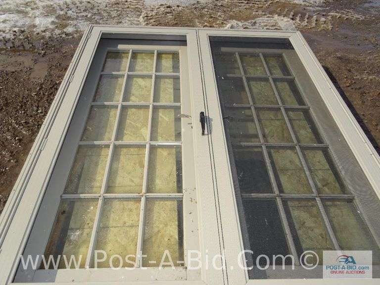 Used Exterior French Door Elsenpeter Auctions & Real Estate, Inc. dba
