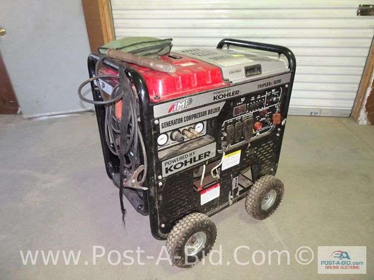 AMP Triplex 9200 Generato Elsenpeter Auctions & Real Estate, Inc. dba