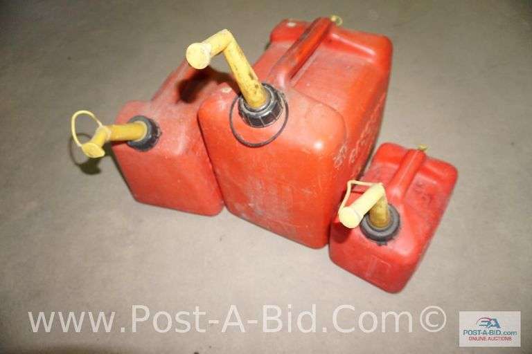 3Gas Containers, 5 Gallo Elsenpeter Auctions & Real Estate, Inc. dba