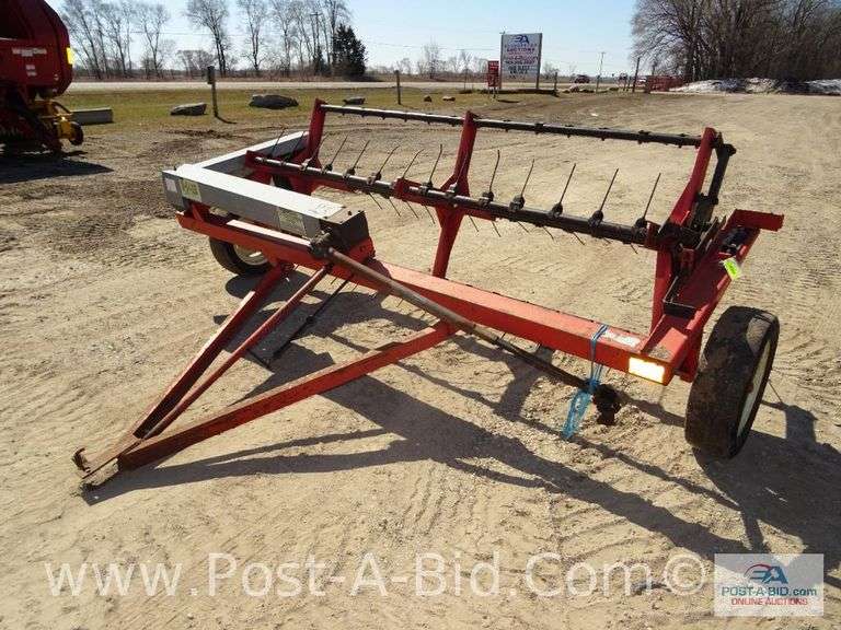 H & S 8' Hay Tedder With Elsenpeter Auctions & Real Estate, Inc. dba