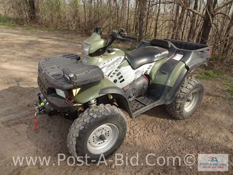 2004 Polaris ATP 500 4x4 Elsenpeter Auctions & Real Estate, Inc. dba