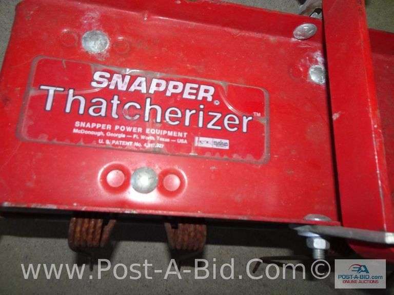Snapper Thatcherizer, 28" Elsenpeter Auctions & Real Estate, Inc. dba