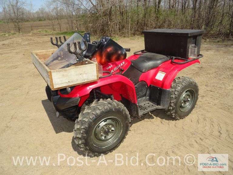 2005 Yamaha Kodiak 450 Fo Elsenpeter Auctions & Real Estate, Inc. dba