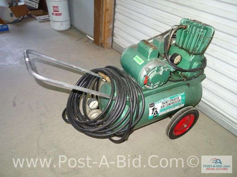 Sears 100 PSI Air Compressor, Elsenpeter Auctions & Real Estate, Inc