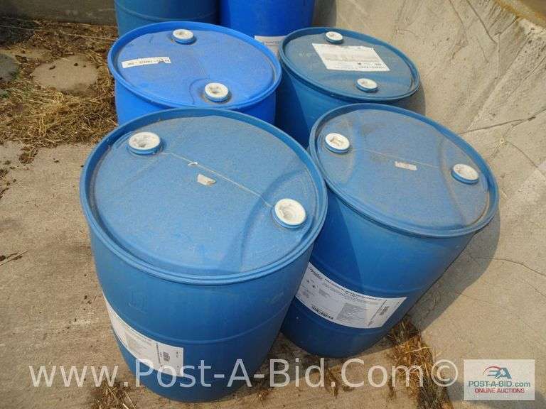 Set Of 455 Gallon Plastic Bar Elsenpeter Auctions & Real Estate, Inc