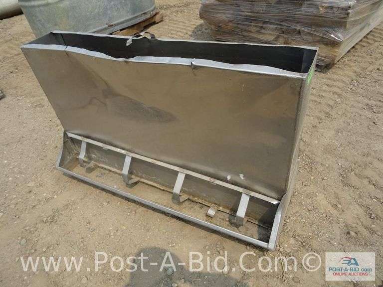 Small Stainless Hog Feeder, 48 Elsenpeter Auctions & Real Estate, Inc