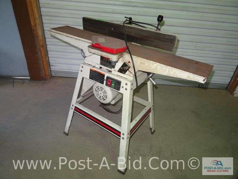 Jet 6" Open Stand Jointer, On Elsenpeter Auctions & Real Estate, Inc