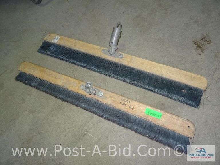 2Concrete Finish Brooms. Elsenpeter Auctions & Real Estate, Inc. dba