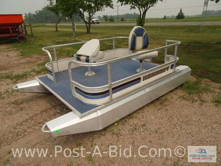 2009 Kennedy Mini 11' Pontoon, Elsenpeter Auctions & Real Estate, Inc