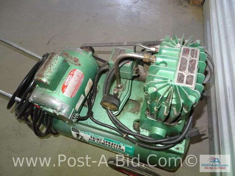 Sears 100 PSI Air Compressor, Elsenpeter Auctions & Real Estate, Inc