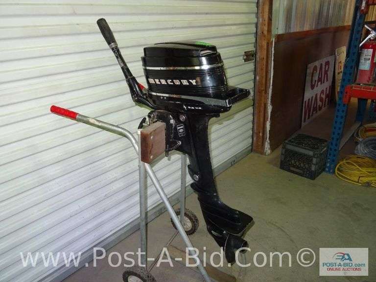Mercury 3.9 HP Outboard Motor, Elsenpeter Auctions & Real Estate, Inc