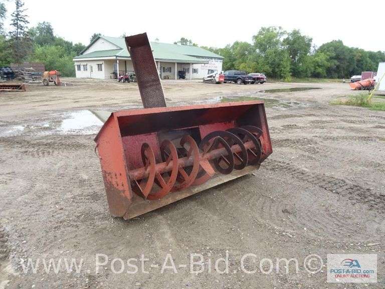 8' 3 Point Snow Blower T Elsenpeter Auctions & Real Estate, Inc. dba