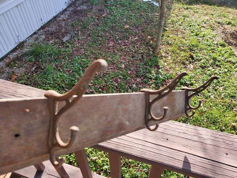 Primitive coat rack Parrott
