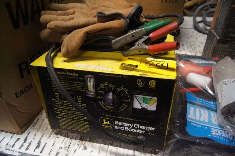 John Deere 6V and 12V battery charger and booster Parrott Marketing Group