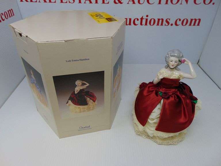 Goebel Tea Cozy Doll Lady Emma Hamilton Parrott Marketing Group