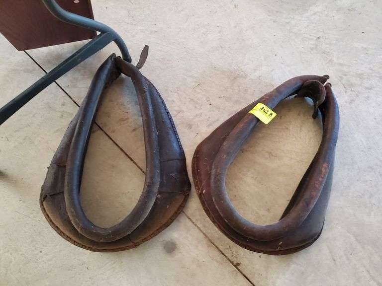 2 Leather horse collars Parrott Marketing Group