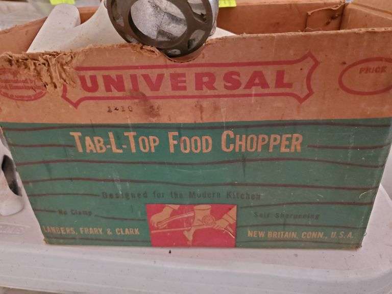 Universal table top food chopper Parrott Marketing Group