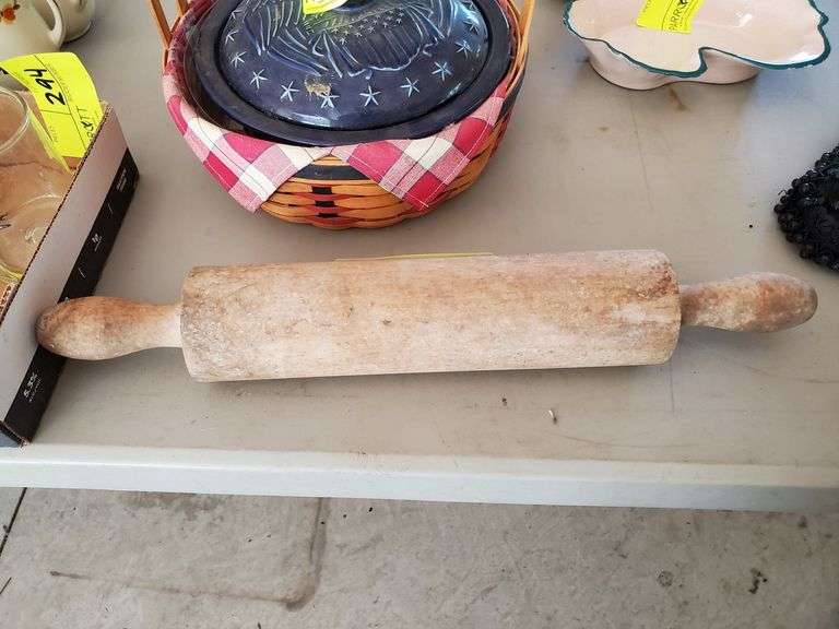 Old primitive rolling pin Parrott Marketing Group