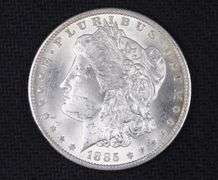 1885 “O” Morgan dollar