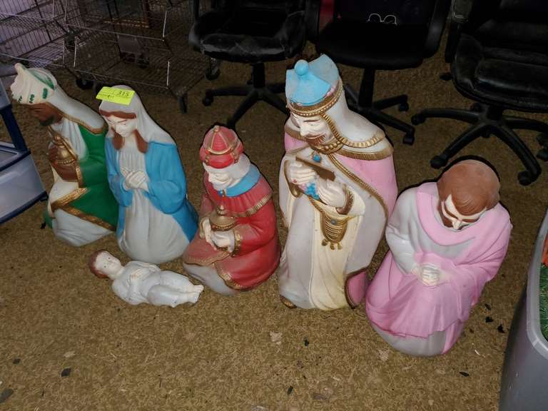 Empire nativity blow mold set, 6 total pieces Parrott Marketing Group
