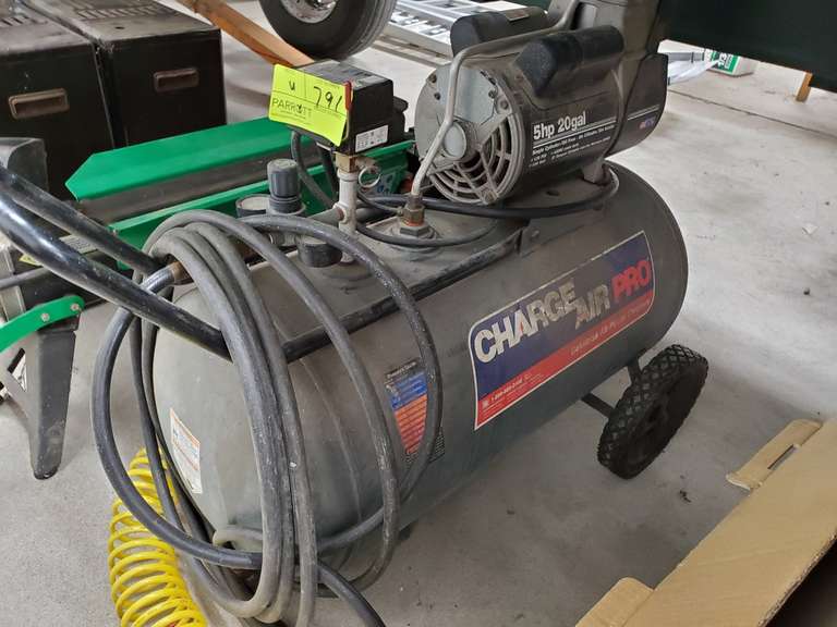 Charge Air Pro 5 HP 20 gal air compressor Parrott Marketing Group