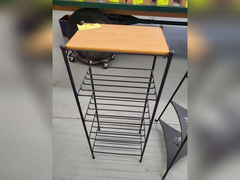 Longaberger 5 Level wrought iron shelf Parrott Marketing Group