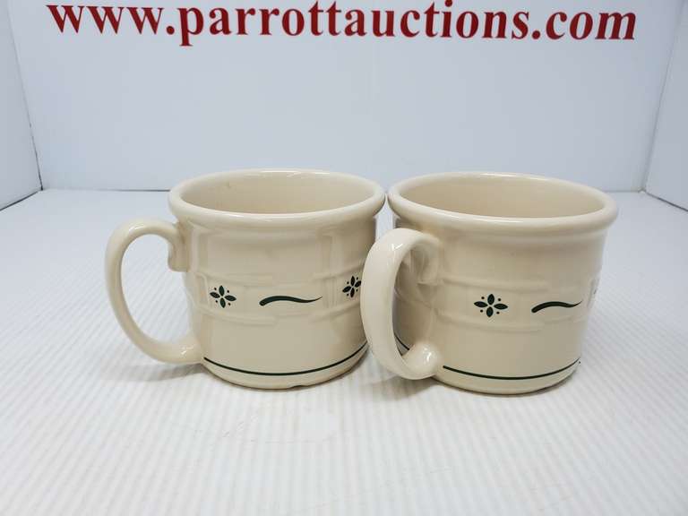 Lot of 2 Longaberger soup bowls Parrott Marketing Group