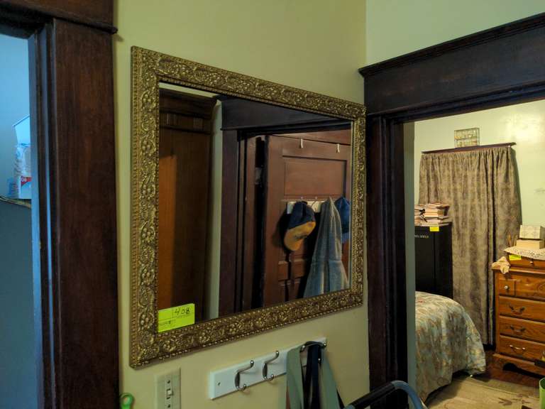 Large Heavy Gold Trim Wall Mirror Parrott Marketing Group