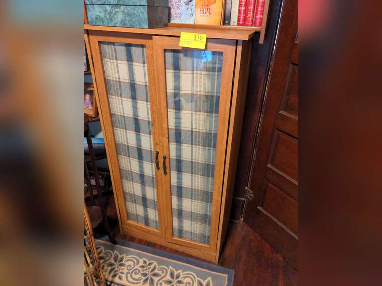 4 Shelf Wood Storage Glass Doors Parrott Marketing Group