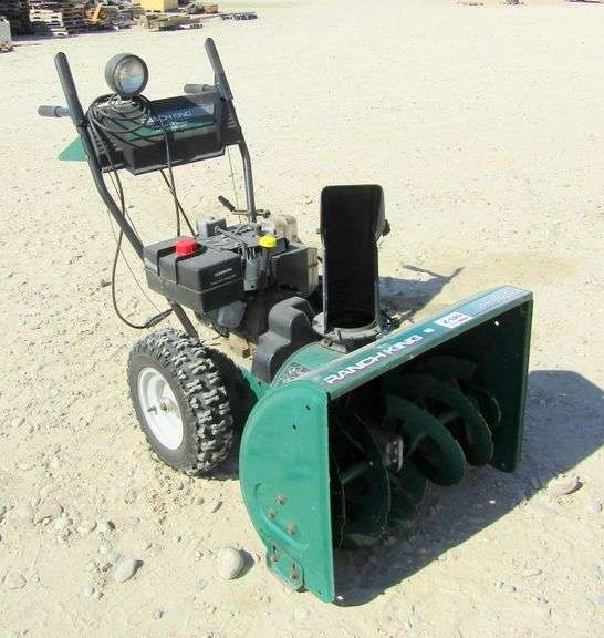 Z520 Ranch King Snow Blower Pickett Auction Service