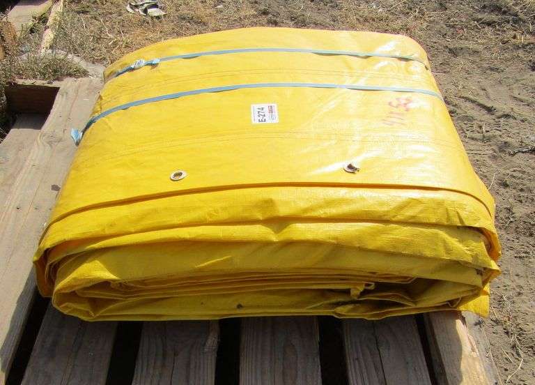 E274 Hay Tarp 50' Pickett Auction Service