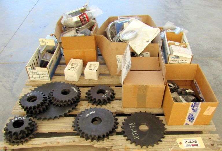 Z436 Sprockets + Hub Caps + Hardware Pickett Auction Service