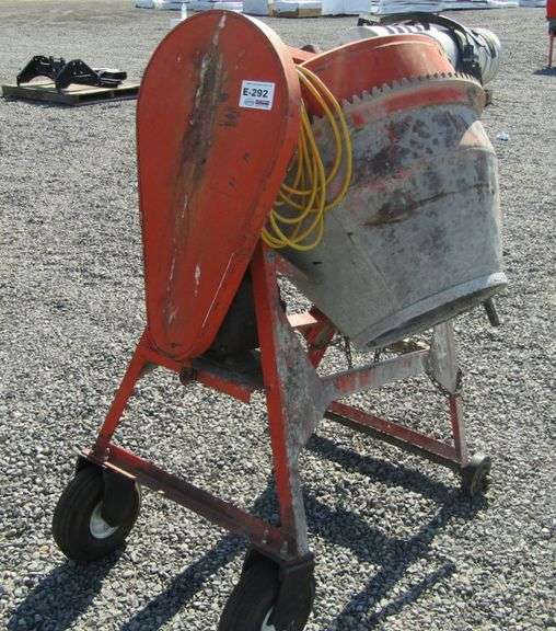 E292 Portable Cement Mixer Pickett Auction Service