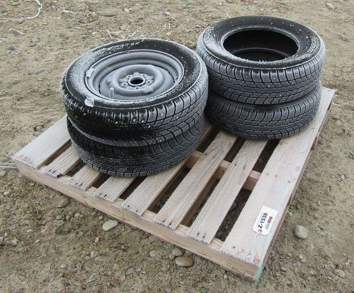 Z1539 Aurora Studded Tires + Wheels Pickett Auction Service