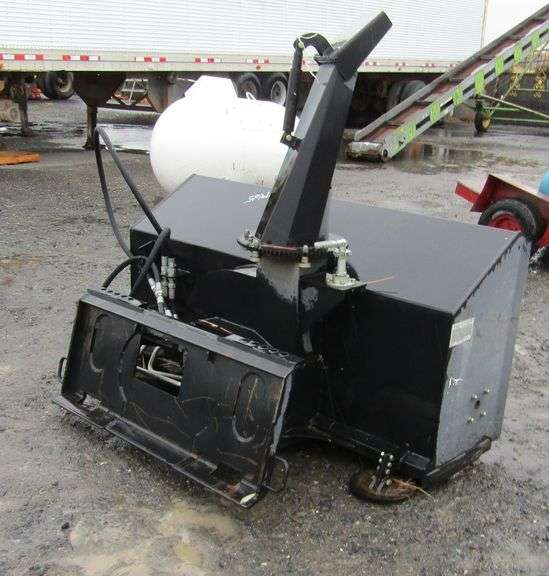 E699 Skid Steer Snow Blower Attachment Pickett Auction Service