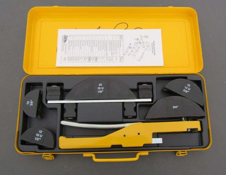Z1469 Yellow Jacket Ratchet Hand Tube Bender Pickett Auction Service