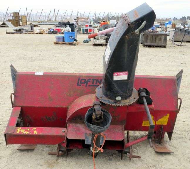 Z1222 Loftness 3Point Snow Blower Pickett Auction Service