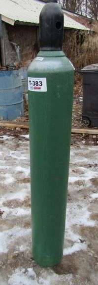 125 O2 Tank T-383 125 CF Oxygen Bottle - Pickett Auction Service
