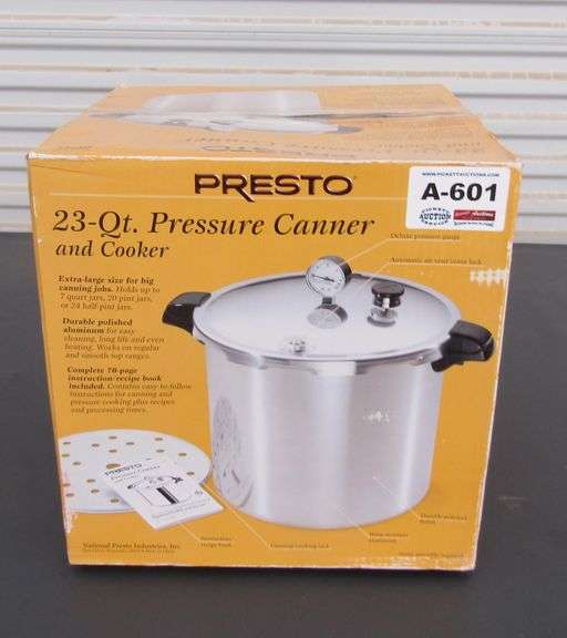 A601 Presto Pressure Cooker Pickett Auction Service