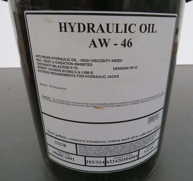 V134 Hydraulic Oil Pickett Auction Service LLC